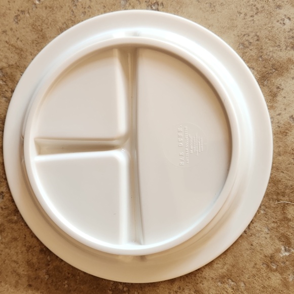 RAE DUNN plastic toddler divided plate - Picture 3 of 3